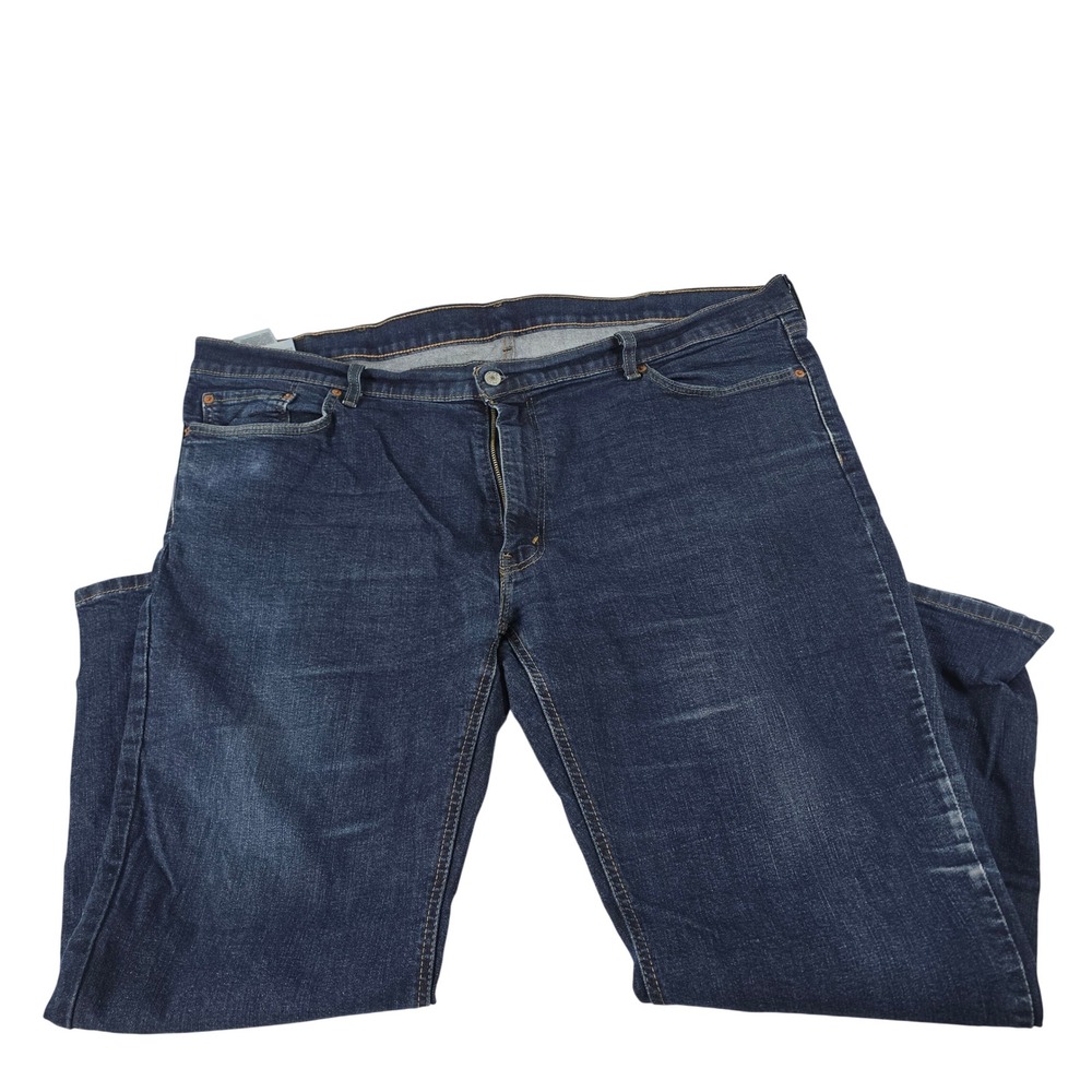 Levis 541 Athletic Taper Mens Dark Wash Blue Denim Jeans W48 L30 18757-0103